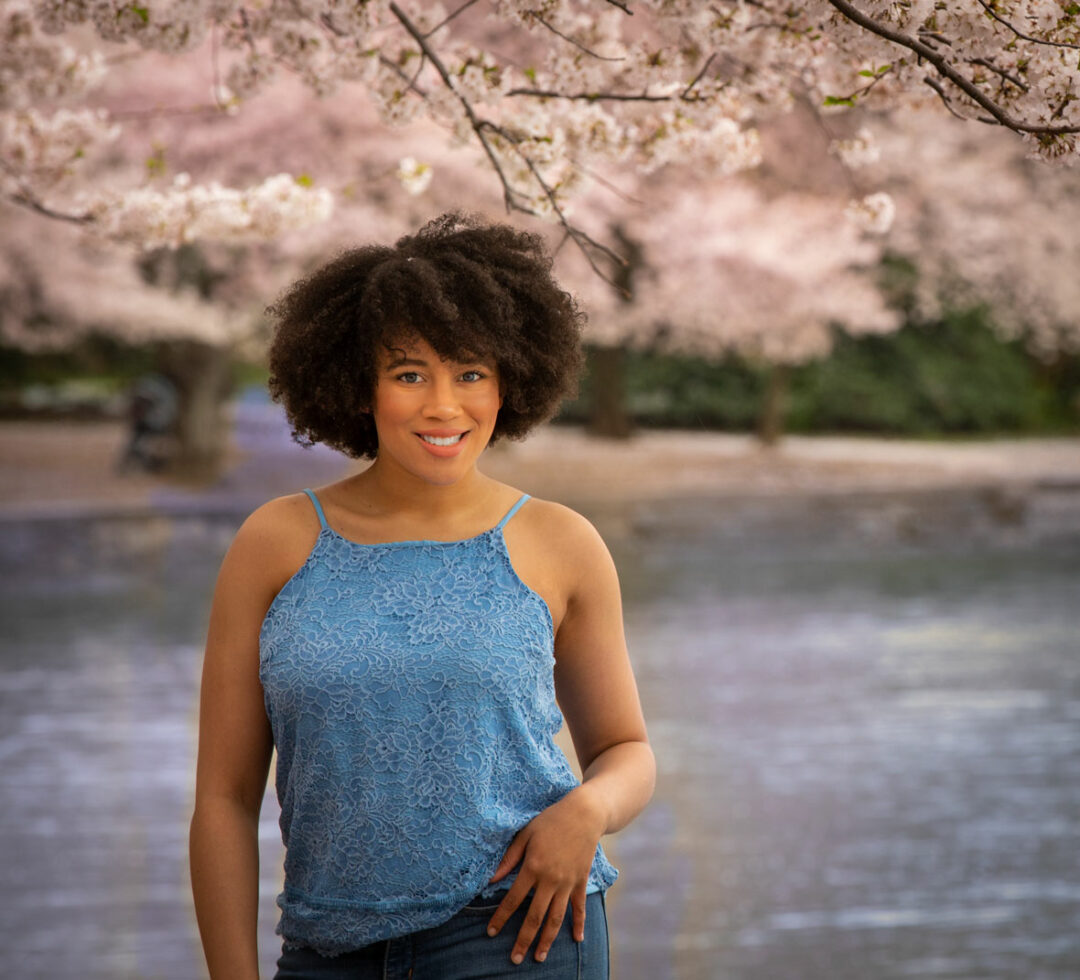 Briana Senior Photography Session | Cherry Blossoms DC