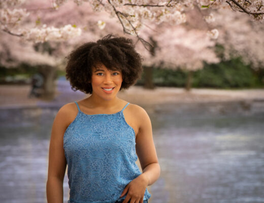 Briana Senior Photography Session | Cherry Blossoms DC