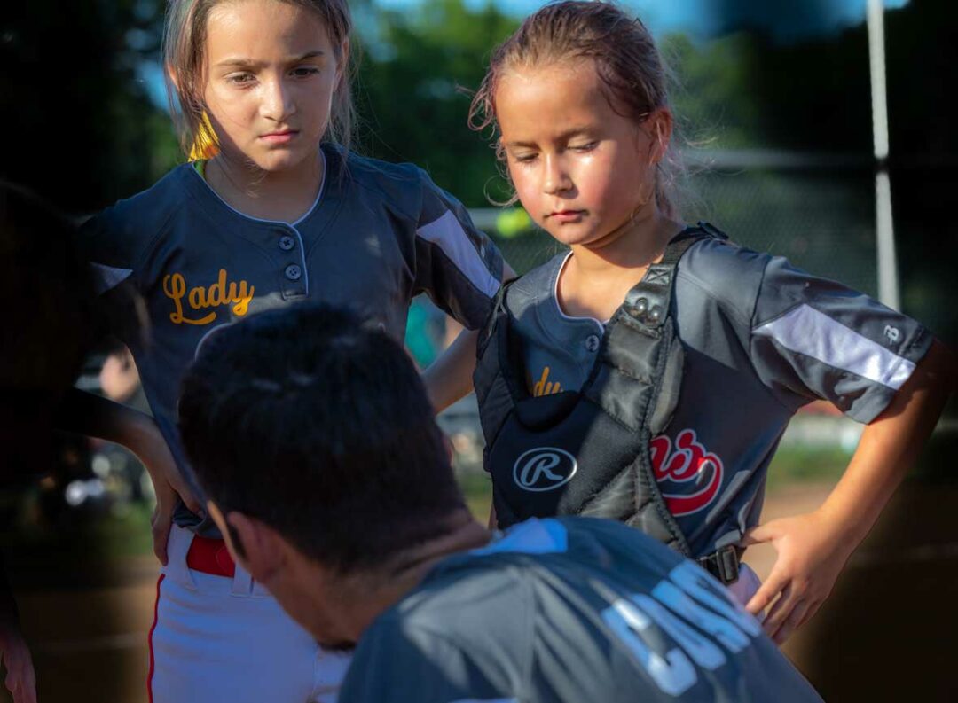 Girls Softball Game in Texas