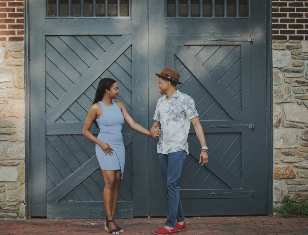 Engagement Photography Session in Old Town Alexandria Virginia