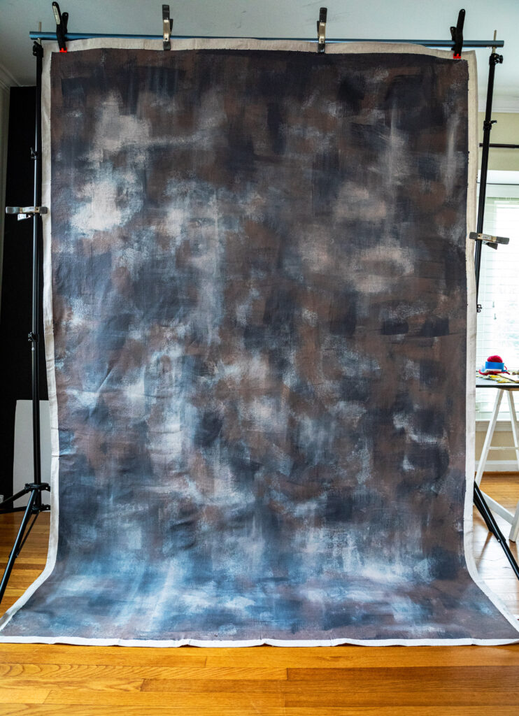 Canvas photography backdrop